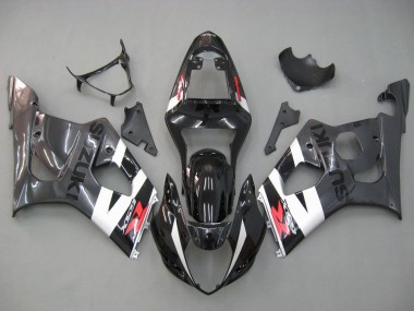 Buy 2003-2004 Glossy Black White Grey Red Suzuki GSXR 1000 Motorcycle Fairings UK