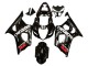2003-2004 Glossy Black White Red Decals Suzuki GSXR 1000 Motorcycle Fairings UK