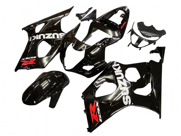 2003-2004 Glossy Black White Red Decals Suzuki GSXR 1000 Motorcycle Fairings UK