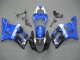 2003-2004 Blue White Black Suzuki GSXR 1000 Motorcycle Fairings UK