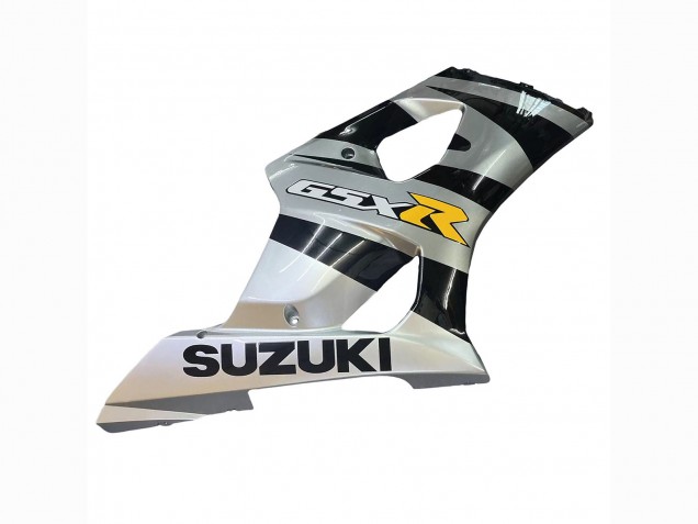 2003-2004 Glossy Black Silver Grey Yellow Suzuki GSXR 1000 Motorcycle Fairings UK