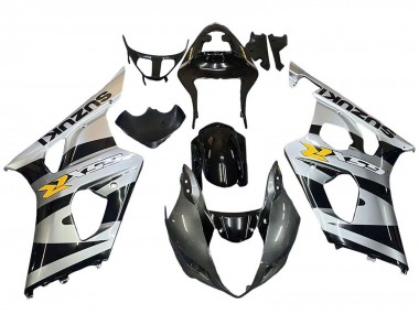 Buy 2003-2004 Glossy Black Silver Grey Yellow Suzuki GSXR 1000 Motorcycle Fairings UK