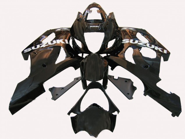 2003-2004 Matte Glossy Black Suzuki GSXR 1000 Motorcycle Fairings UK