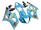 2003-2004 Light Blue Yellow Black Rizla Motul Suzuki GSXR 1000 Motorcycle Fairings UK