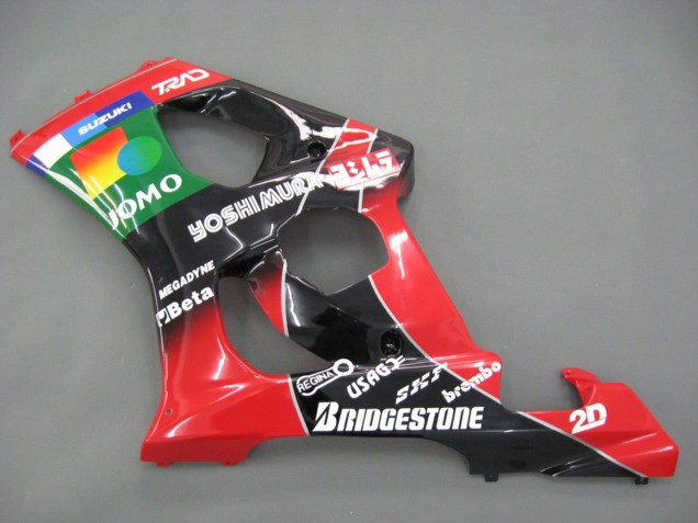 2003-2004 Red Yellow Blue Green Black JOMO Suzuki GSXR 1000 Motorcycle Fairings UK