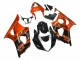 2003-2004 Burnt Orange Glossy Black Suzuki GSXR 1000 Motorcycle Fairing UK