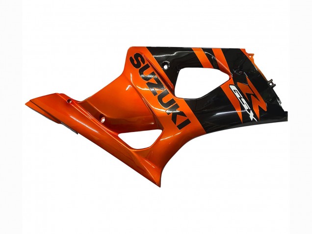 2003-2004 Burnt Orange Glossy Black Suzuki GSXR 1000 Motorcycle Fairing UK