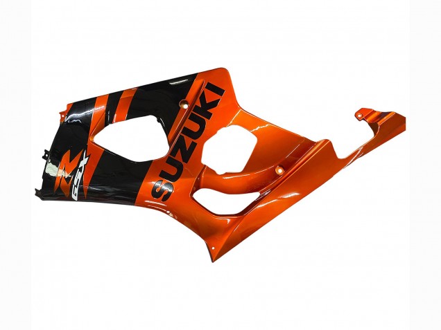 2003-2004 Burnt Orange Glossy Black Suzuki GSXR 1000 Motorcycle Fairing UK