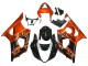 2003-2004 Burnt Orange Glossy Black Suzuki GSXR 1000 Motorcycle Fairing UK