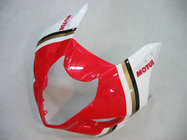 2003-2004 White Red Motul Lucky Strike Suzuki GSXR 1000 Motorcycle Fairings UK
