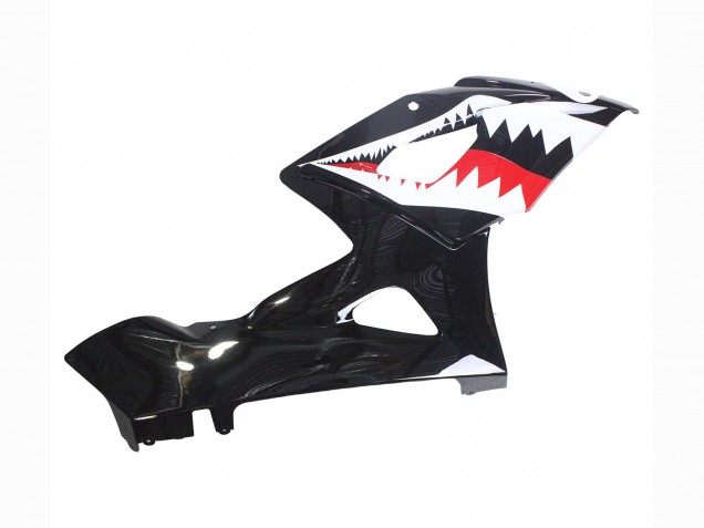 2005-2006 Glossy Black Red White Shark Suzuki GSXR 1000 Motorcycle Fairings UK