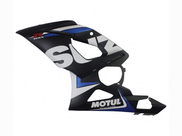 2005-2006 Black Blue White Motul Suzuki GSXR 1000 Motorcycle Fairings UK