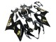 2005-2006 Glossy Black Gold Decal Suzuki GSXR 1000 Motorcycle Fairings UK