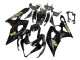 2005-2006 Glossy Black Gold Decal Suzuki GSXR 1000 Motorcycle Fairings UK