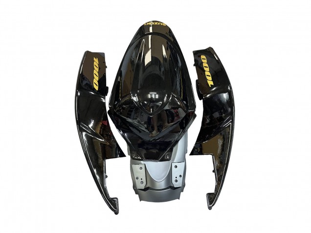 2005-2006 Glossy Black Gold Decal Suzuki GSXR 1000 Motorcycle Fairings UK