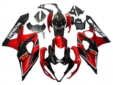 Buy 2005-2006 Red Glossy Black Suzuki GSXR 1000 Motorcycle Fairings UK