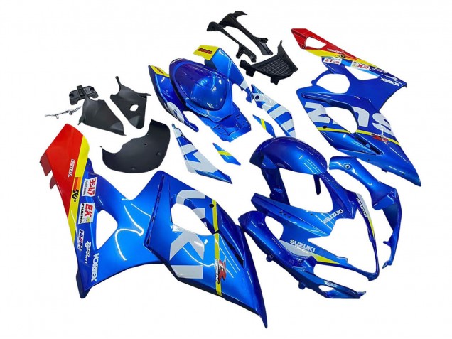 2005-2006 Blue Yellow Red White Suzuki GSXR 1000 Motorcycle Fairings UK
