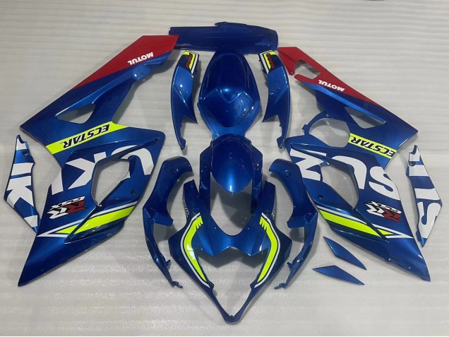 2005-2006 Blue Yellow Red Motul Ecstar Suzuki GSXR 1000 Motorcycle Fairings UK