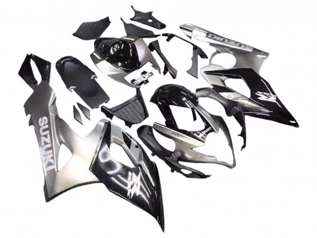2005-2006 Glossy Black Grey Suzuki GSXR 1000 Motorcycle Fairings UK