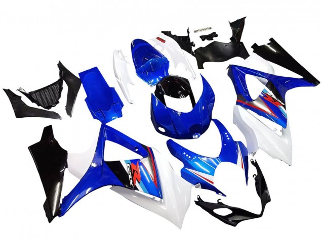 2007-2008 White Blue Black Red Suzuki GSXR 1000 Motorcycle Fairings UK