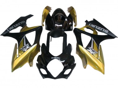 Buy 2007-2008 Gold Black Silver Decal Suzuki GSXR 1000 Motorcycle Fairings UK