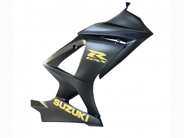 2007-2008 Matte Black Gold Decal Suzuki GSXR 1000 Motorcycle Fairings UK