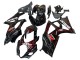 2007-2008 Black Red Flame Suzuki GSXR 1000 Motorcycle Fairings UK