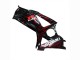 2007-2008 Black Red Flame Suzuki GSXR 1000 Motorcycle Fairings UK