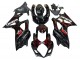 2007-2008 Black Red Flame Suzuki GSXR 1000 Motorcycle Fairings UK