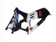 2007-2008 Glossy Black White West Suzuki GSXR 1000 Motorcycle Fairings UK