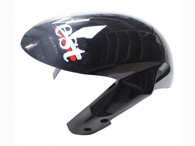 2007-2008 Glossy Black White West Suzuki GSXR 1000 Motorcycle Fairings UK