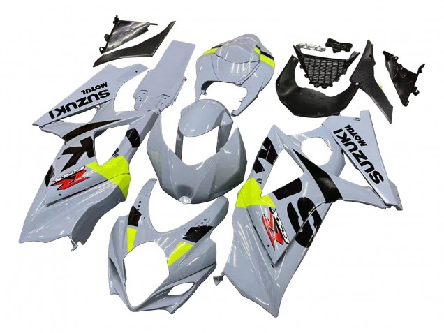 2007-2008 Light Grey Green Black Suzuki GSXR 1000 Motorcycle Fairings UK