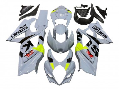Buy 2007-2008 Light Grey Green Black Suzuki GSXR 1000 Motorcycle Fairings UK