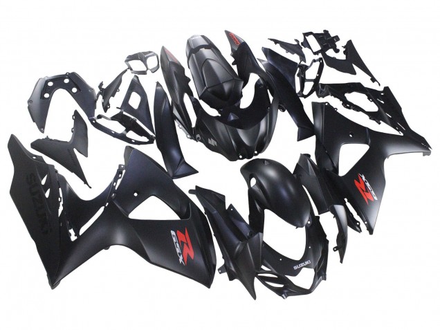 2007-2008 Matte Black Red Decal Suzuki GSXR 1000 Motorcycle Fairings UK