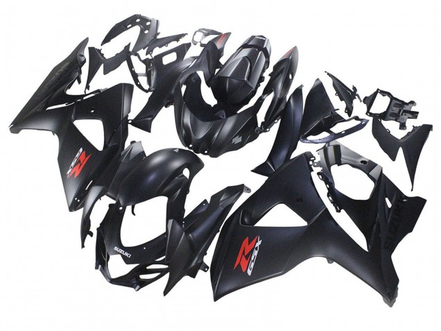 2007-2008 Matte Black Red Decal Suzuki GSXR 1000 Motorcycle Fairings UK