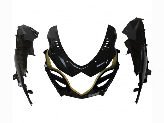 2009-2016 Glossy Black Gold Suzuki GSXR 1000 Motorcycle Fairings UK