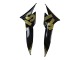 2009-2016 Glossy Black Gold Suzuki GSXR 1000 Motorcycle Fairings UK