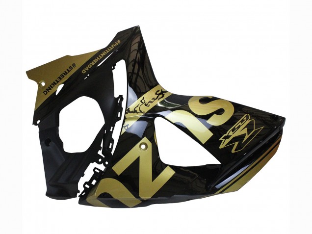 2009-2016 Glossy Black Gold Suzuki GSXR 1000 Motorcycle Fairings UK