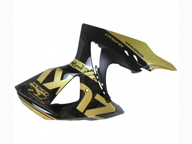 2009-2016 Glossy Black Gold Suzuki GSXR 1000 Motorcycle Fairings UK
