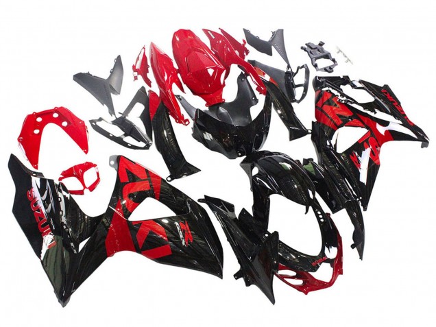 2009-2016 Glossy Black Red Suzuki GSXR 1000 Motorcycle Fairing Kits UK