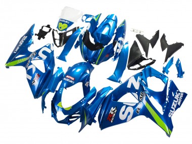 Buy 2009-2016 Light Blue Green Motul 29 Ecstar Suzuki GSXR 1000 Motorcycle Fairings UK