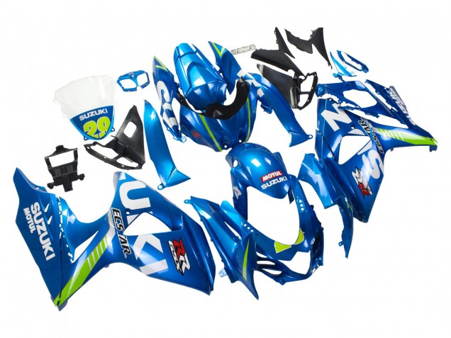 2009-2016 Light Blue Green Motul 29 Ecstar Suzuki GSXR 1000 Motorcycle Fairings UK