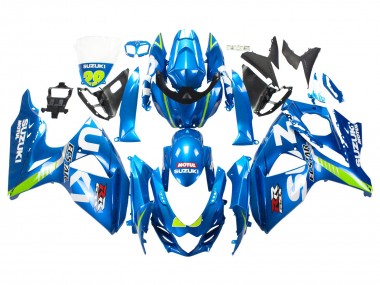 Buy 2009-2016 Light Blue Green Motul 29 Ecstar Suzuki GSXR 1000 Motorcycle Fairings UK