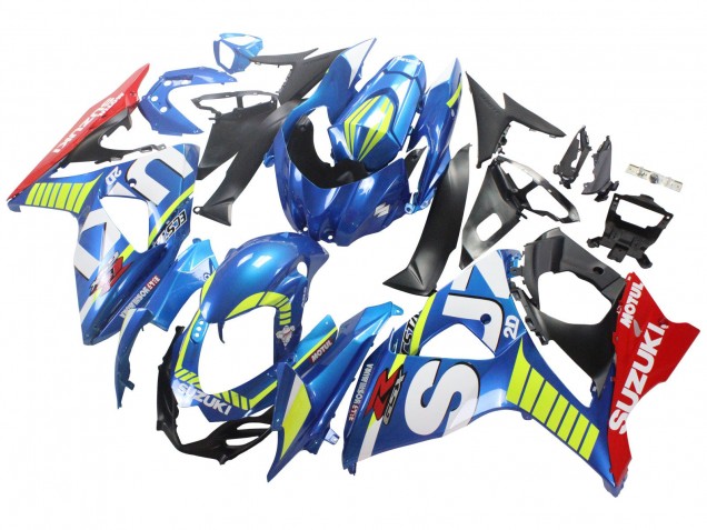 2009-2016 Light Blue Green Red Motul Suzuki GSXR 1000 Motorcycle Fairings UK