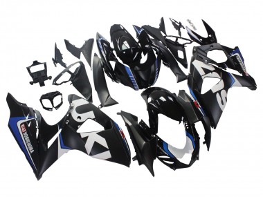 Buy 2009-2016 Matte Black White Blue Suzuki GSXR 1000 Motorcycle Fairings UK