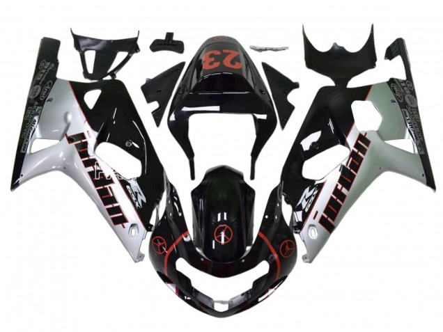 2009-2016 Glossy Black White Red Jordan 23 Suzuki GSXR 1000 Motorcycle Fairings UK