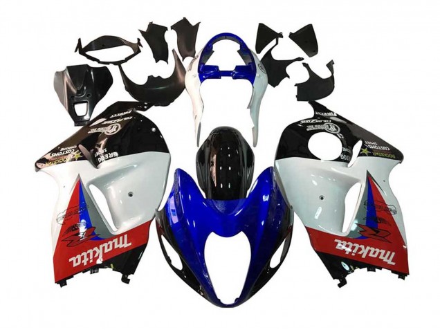 1996-2007 White Blue Red Makita Black Suzuki GSXR 1300 Hayabusa Motorcycle Fairings UK