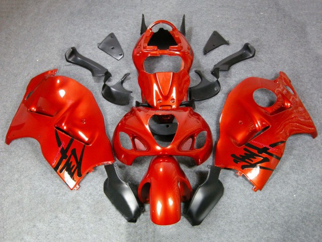 1996-2007 Orange Red Suzuki GSXR 1300 Hayabusa Motorcycle Fairings UK