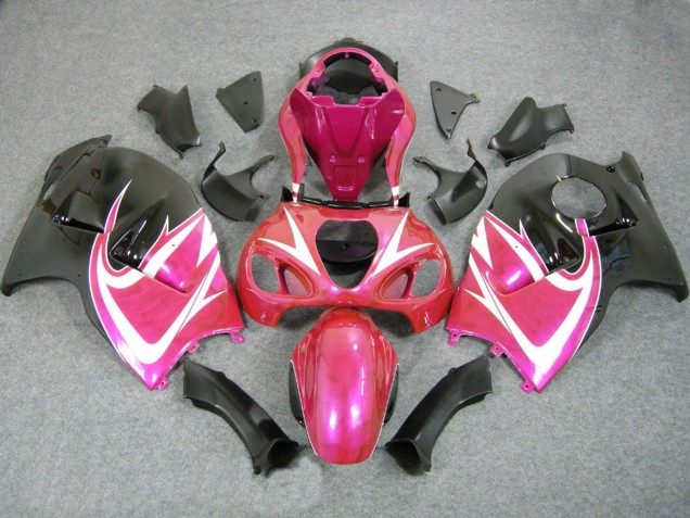 1996-2007 Pink White Black Suzuki GSXR 1300 Hayabusa Motorcycle Fairings UK