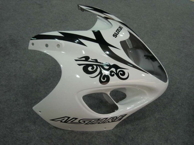 1996-2007 White Black Corona Suzuki GSXR 1300 Hayabusa Motorcycle Fairings UK